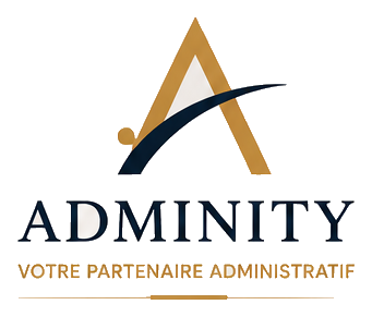 Logo ADMINITY, cabinet de gestion administrative à Saint-Martin